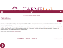 Tablet Screenshot of carmelink.mccn.edu